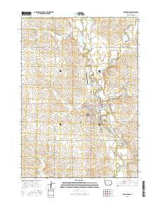 Rock Rapids Iowa Current topographic map, 1:24000 scale, 7.5 X 7.5 Minute, Year 2015