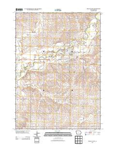 Rock Valley Iowa Historical topographic map, 1:24000 scale, 7.5 X 7.5 Minute, Year 2013
