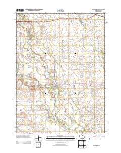 Rockford Iowa Historical topographic map, 1:24000 scale, 7.5 X 7.5 Minute, Year 2013