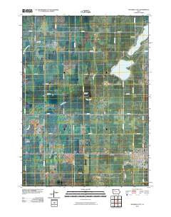 Rockwell City Iowa Historical topographic map, 1:24000 scale, 7.5 X 7.5 Minute, Year 2010