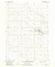 Rolfe Iowa Historical topographic map, 1:24000 scale, 7.5 X 7.5 Minute, Year 1980