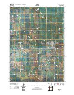 Rolfe Iowa Historical topographic map, 1:24000 scale, 7.5 X 7.5 Minute, Year 2010