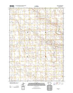 Rolfe Iowa Historical topographic map, 1:24000 scale, 7.5 X 7.5 Minute, Year 2013