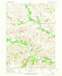 Rose Hill Iowa Historical topographic map, 1:24000 scale, 7.5 X 7.5 Minute, Year 1965