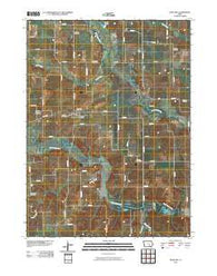 Rose Hill Iowa Historical topographic map, 1:24000 scale, 7.5 X 7.5 Minute, Year 2010