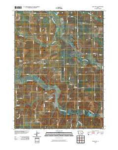 Rose Hill Iowa Historical topographic map, 1:24000 scale, 7.5 X 7.5 Minute, Year 2010