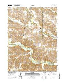 Rose Hill Iowa Current topographic map, 1:24000 scale, 7.5 X 7.5 Minute, Year 2015
