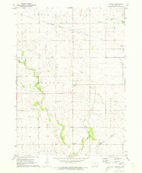 Roseville Iowa Historical topographic map, 1:24000 scale, 7.5 X 7.5 Minute, Year 1971