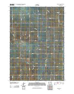 Roseville Iowa Historical topographic map, 1:24000 scale, 7.5 X 7.5 Minute, Year 2010