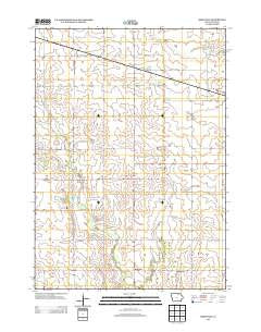 Roseville Iowa Historical topographic map, 1:24000 scale, 7.5 X 7.5 Minute, Year 2013