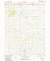Rosserdale Iowa Historical topographic map, 1:24000 scale, 7.5 X 7.5 Minute, Year 1983