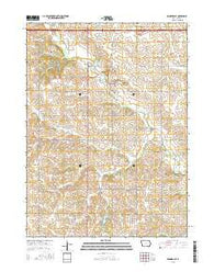 Rosserdale Iowa Current topographic map, 1:24000 scale, 7.5 X 7.5 Minute, Year 2015