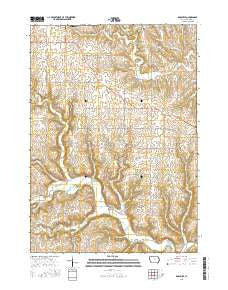 Rossville Iowa Current topographic map, 1:24000 scale, 7.5 X 7.5 Minute, Year 2015