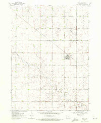 Royal Iowa Historical topographic map, 1:24000 scale, 7.5 X 7.5 Minute, Year 1970