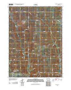 Runnells Iowa Historical topographic map, 1:24000 scale, 7.5 X 7.5 Minute, Year 2010
