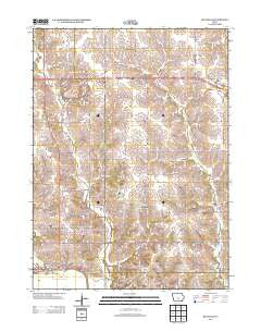 Runnells Iowa Historical topographic map, 1:24000 scale, 7.5 X 7.5 Minute, Year 2013