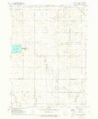 Rush Lake East Iowa Historical topographic map, 1:24000 scale, 7.5 X 7.5 Minute, Year 1971