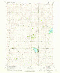 Rush Lake West Iowa Historical topographic map, 1:24000 scale, 7.5 X 7.5 Minute, Year 1971