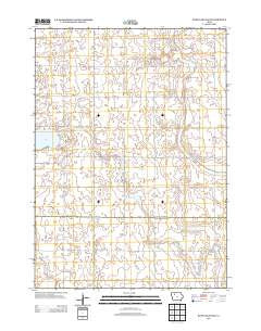 Rush Lake East Iowa Historical topographic map, 1:24000 scale, 7.5 X 7.5 Minute, Year 2013