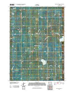 Rush Lake West Iowa Historical topographic map, 1:24000 scale, 7.5 X 7.5 Minute, Year 2010