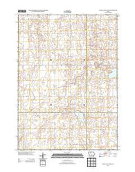 Rush Lake West Iowa Historical topographic map, 1:24000 scale, 7.5 X 7.5 Minute, Year 2013