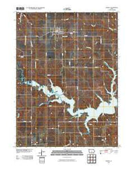 Russell Iowa Historical topographic map, 1:24000 scale, 7.5 X 7.5 Minute, Year 2010