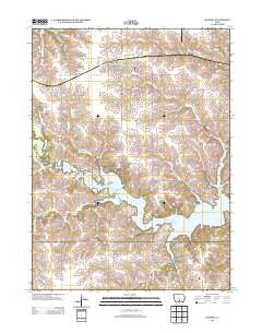 Russell Iowa Historical topographic map, 1:24000 scale, 7.5 X 7.5 Minute, Year 2013