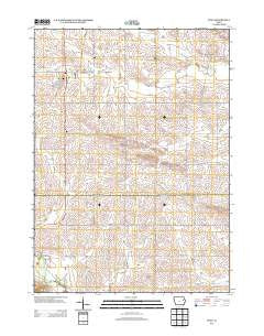 Ryan Iowa Historical topographic map, 1:24000 scale, 7.5 X 7.5 Minute, Year 2013