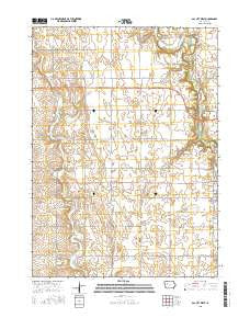 Sac City West Iowa Current topographic map, 1:24000 scale, 7.5 X 7.5 Minute, Year 2015