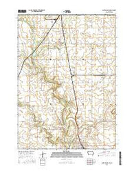 Saint Ansgar Iowa Current topographic map, 1:24000 scale, 7.5 X 7.5 Minute, Year 2015