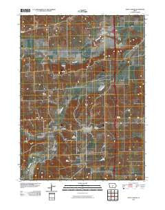 Saint Charles Iowa Historical topographic map, 1:24000 scale, 7.5 X 7.5 Minute, Year 2010