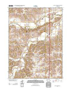 Saint Charles Iowa Historical topographic map, 1:24000 scale, 7.5 X 7.5 Minute, Year 2013