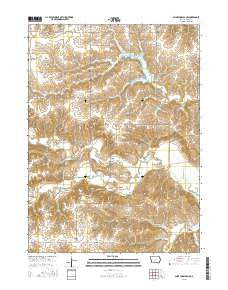Saint Charles NW Iowa Current topographic map, 1:24000 scale, 7.5 X 7.5 Minute, Year 2015