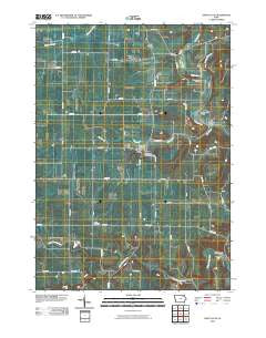 Saint Lucas Iowa Historical topographic map, 1:24000 scale, 7.5 X 7.5 Minute, Year 2010