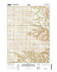 Saint Lucas Iowa Current topographic map, 1:24000 scale, 7.5 X 7.5 Minute, Year 2015