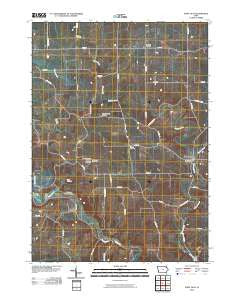 Saint Olaf Iowa Historical topographic map, 1:24000 scale, 7.5 X 7.5 Minute, Year 2010