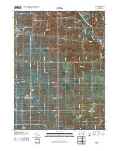 Salem Iowa Historical topographic map, 1:24000 scale, 7.5 X 7.5 Minute, Year 2010
