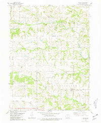 Salina Iowa Historical topographic map, 1:24000 scale, 7.5 X 7.5 Minute, Year 1980