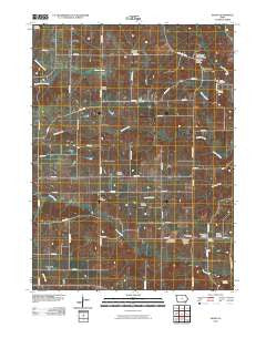 Salina Iowa Historical topographic map, 1:24000 scale, 7.5 X 7.5 Minute, Year 2010
