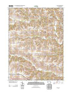 Salina Iowa Historical topographic map, 1:24000 scale, 7.5 X 7.5 Minute, Year 2013
