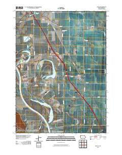 Salix Iowa Historical topographic map, 1:24000 scale, 7.5 X 7.5 Minute, Year 2010