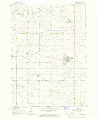 Sanborn Iowa Historical topographic map, 1:24000 scale, 7.5 X 7.5 Minute, Year 1964