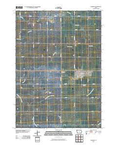 Sanborn Iowa Historical topographic map, 1:24000 scale, 7.5 X 7.5 Minute, Year 2010