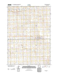 Sanborn Iowa Historical topographic map, 1:24000 scale, 7.5 X 7.5 Minute, Year 2013