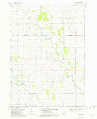 Saude Iowa Historical topographic map, 1:24000 scale, 7.5 X 7.5 Minute, Year 1981