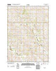 Saude Iowa Historical topographic map, 1:24000 scale, 7.5 X 7.5 Minute, Year 2013