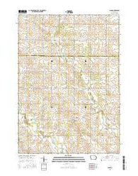 Saude Iowa Current topographic map, 1:24000 scale, 7.5 X 7.5 Minute, Year 2015