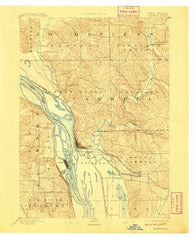 Savanna Illinois Historical topographic map, 1:62500 scale, 15 X 15 Minute, Year 1892