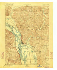 Savanna Illinois Historical topographic map, 1:62500 scale, 15 X 15 Minute, Year 1892