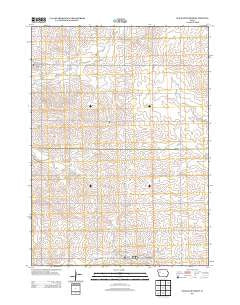 Schaller North Iowa Historical topographic map, 1:24000 scale, 7.5 X 7.5 Minute, Year 2013